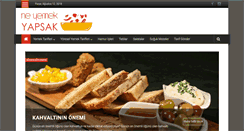 Desktop Screenshot of neyemekyapsak.com